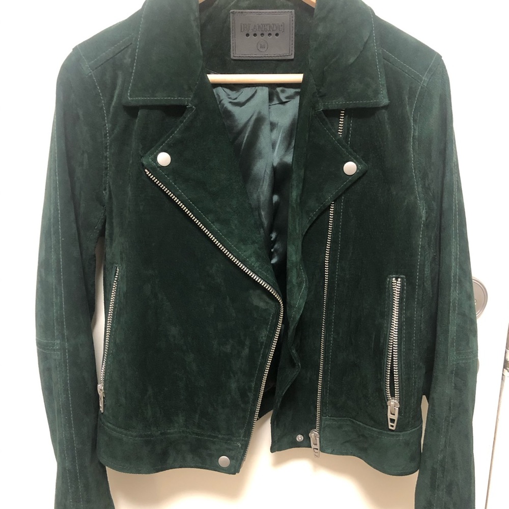 Emerald Green Suede Jacket